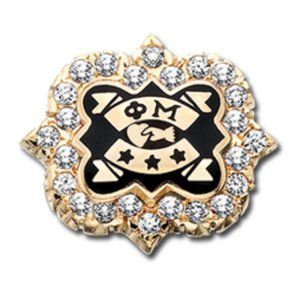 Looking for a white gold phi mu badge